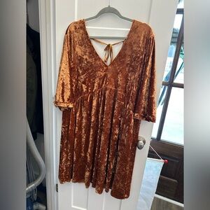 Self Velvet Women's Dress